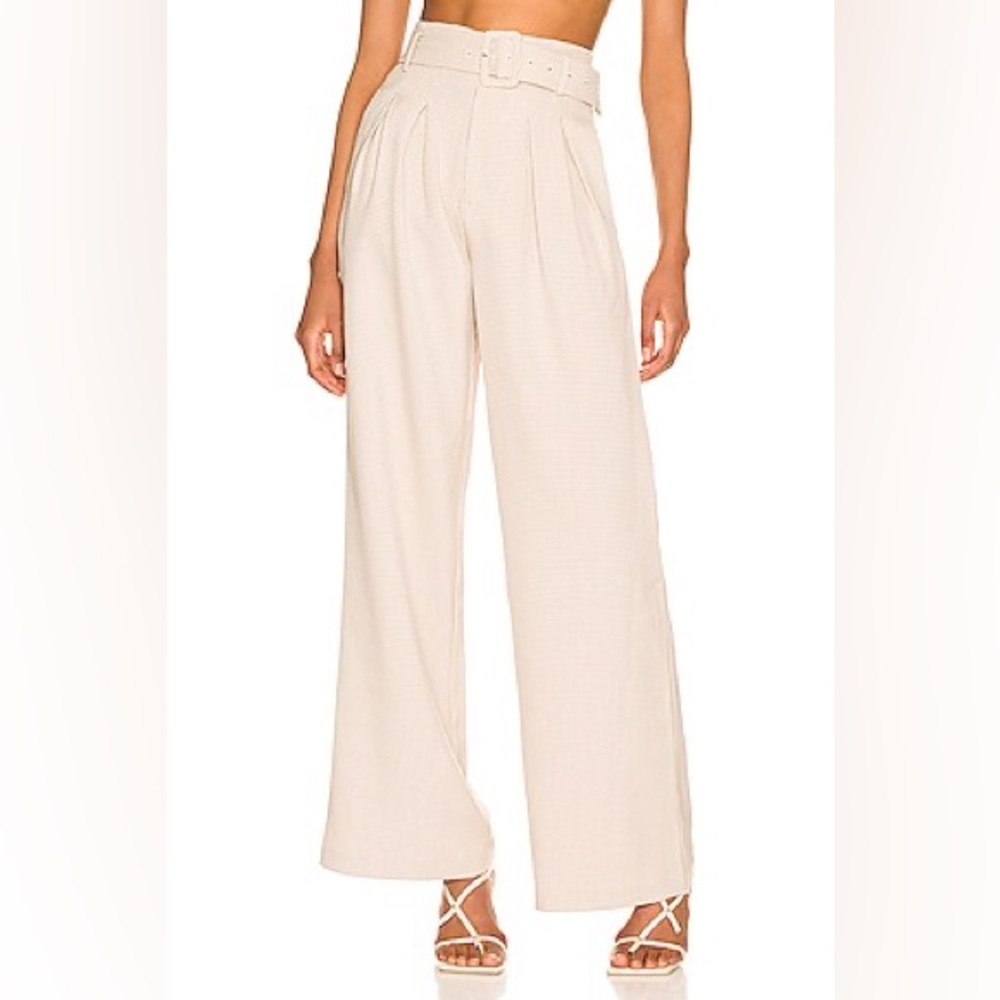 Belinda Pant in Natural Check HANSEN + GRETEL